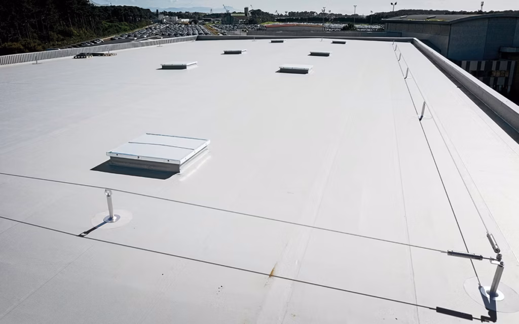 PATROL T-ROOF livline montert på flatt tak